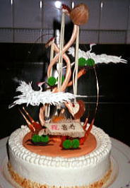 喜寿のお祝いケーキ